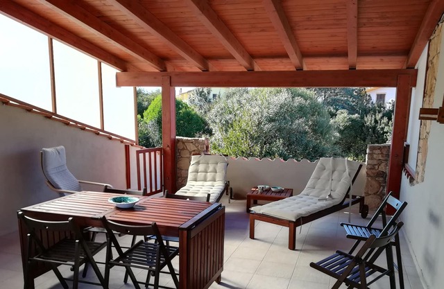 Casa de vacaciones "da Marty & Ale" 200 mt. de la playa, terraza, jardín.