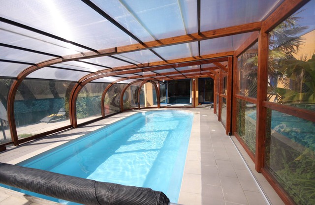 Villa de vacaciones con piscina.