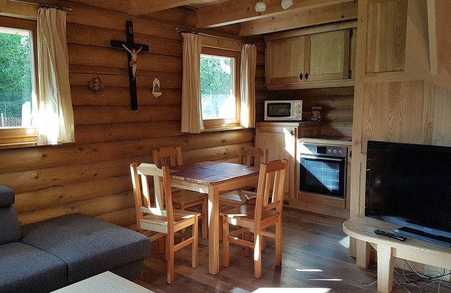 Holzblockhaus in Schiefling am See