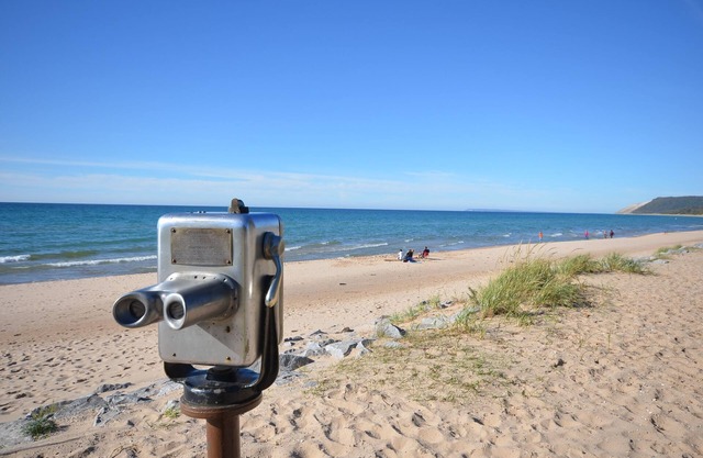 Deer Hill en el pueblo de Empire-a pie de Lk Michigan