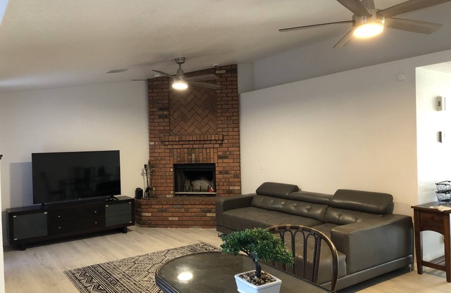 Home is spacious and comfortable for staying with family and friends.