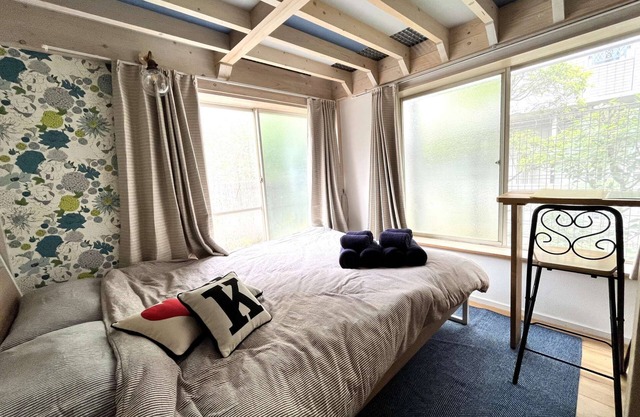 [Shirotabashi A] 2 estaciones mínimo 6 minutos a Shinjuku!Habitación sencilla con loft a poca distancia de Shimokitazawa