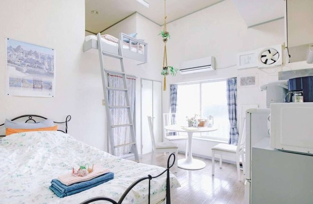 【Odabashi C】 ¡2 estaciones a Shinjuku, 6 minutos mínimo!Habitación de estilo escandinavo con loft a poca distancia de Shimokitazawa