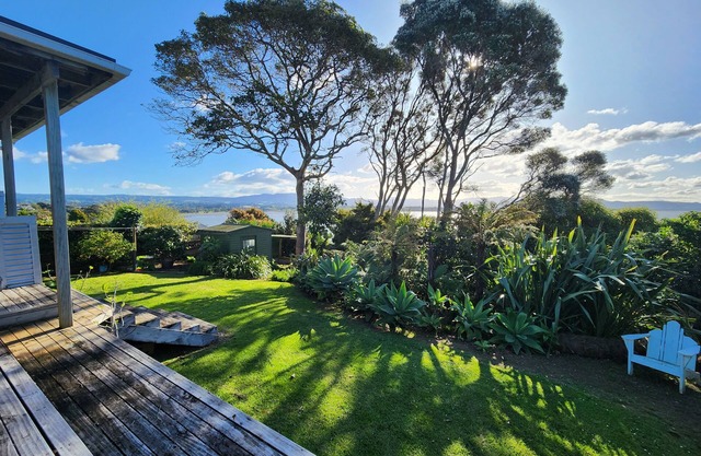 Home with gorgeous mountain and water views