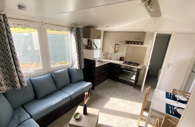 Homerez - Bungaló para 6 pers. con piscina compartida y terraza en Litteau
