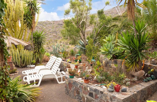 Homerez - Casa a 3 km de la playa para 3 pers. con jardín en Vallehermoso