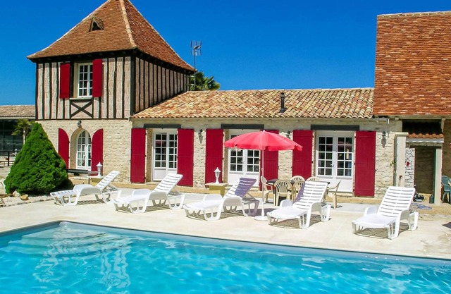 Homerez - Villa para 6 pers. con piscina, jardín y terraza en Gardonne