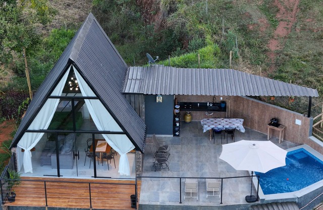 HORIZONTE CHALET - Cozy A-frame chalet in Rio Piracicaba (MG)