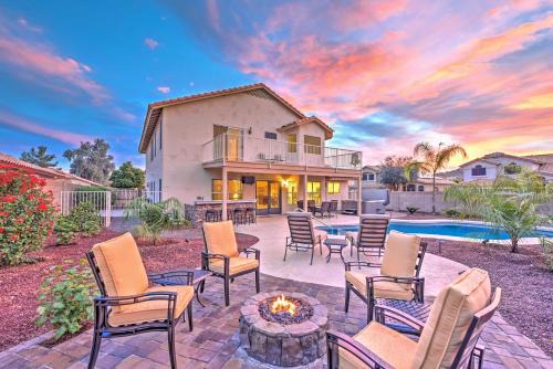 Hot Tub and Pool Stunning Goodyear Home Near Lakes