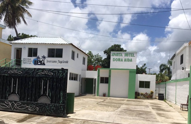 Hotel located minutes walking distance from the beach.
