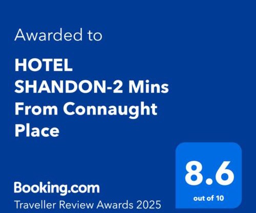 HOTEL SHANDON-2 Mins From Connaught Place