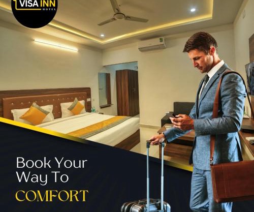 Hotel Visa Inn 4kms from Airport l Free Airport pickup & drop 24x7