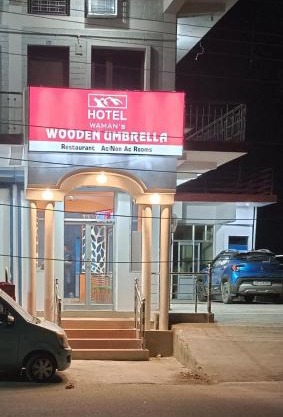 Hotel Wooden Umbrella