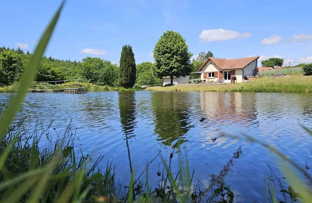 House with private pond