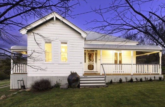 House located on 40 acres overlooking the Goodradigbee River.