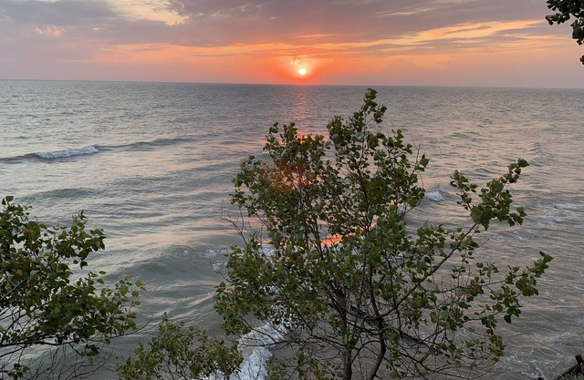 House on Lake Michigan