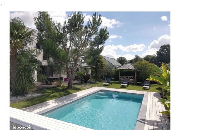 House swimming pool and sauna 4 CH Vannes