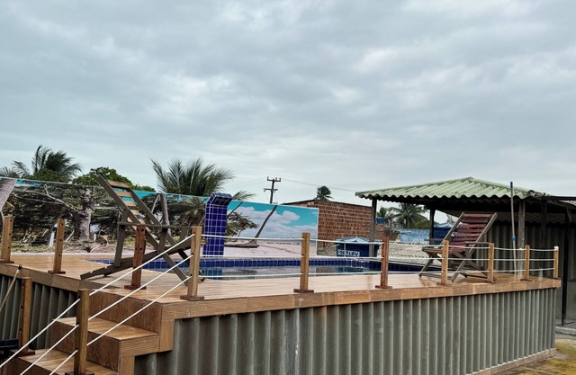 House with pool on the beach in Pernambuco Barra de Sirinhaém