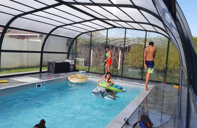 House with heated indoor pool