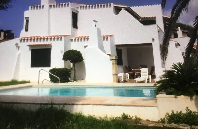 House with pool near the beach and marina