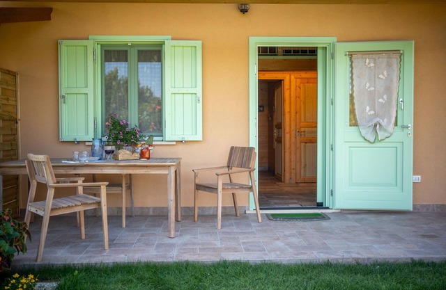 Casita con porche y jardín (totalmente accesible)