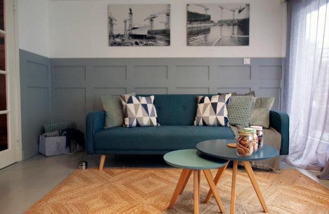 Houseboat apartment with water terrace, free bikes & fast wifi