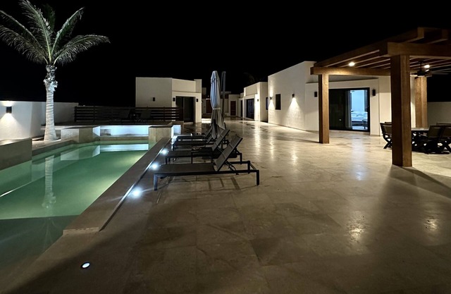 Huge BEACHFRONT HOUSE with heated pool