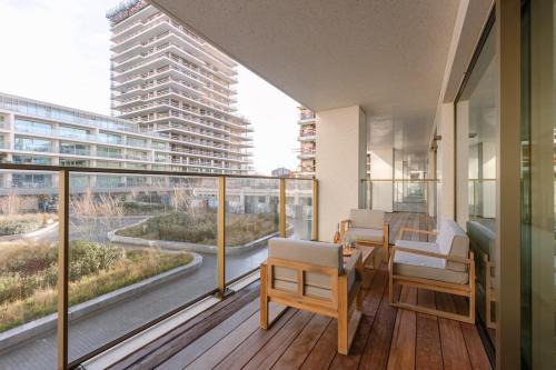 Huswell - Bright apartment in Sky garden with terrace