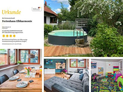 Ideal für Kinder - Familientreffen - Ferienhaus Elbharmonie - Hunde herzlich willkommen