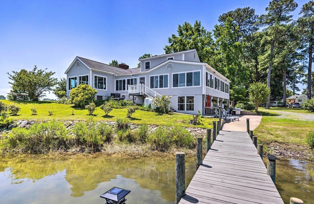 Idyllic Waterfront Home w/ Game Room & Dock