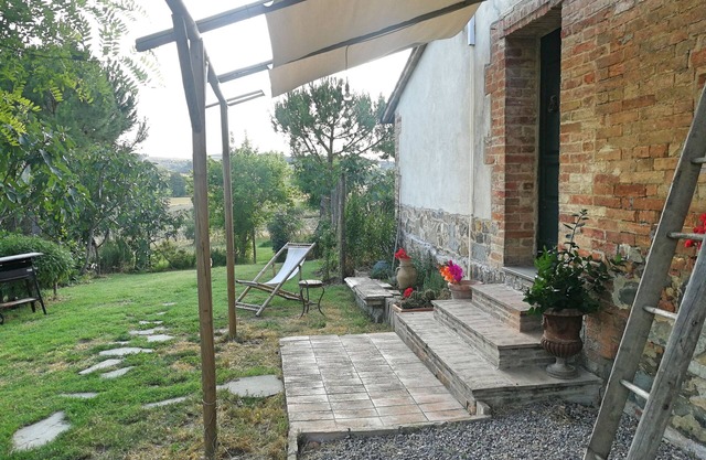 Il Saragio espacio abierto en la campiña toscana