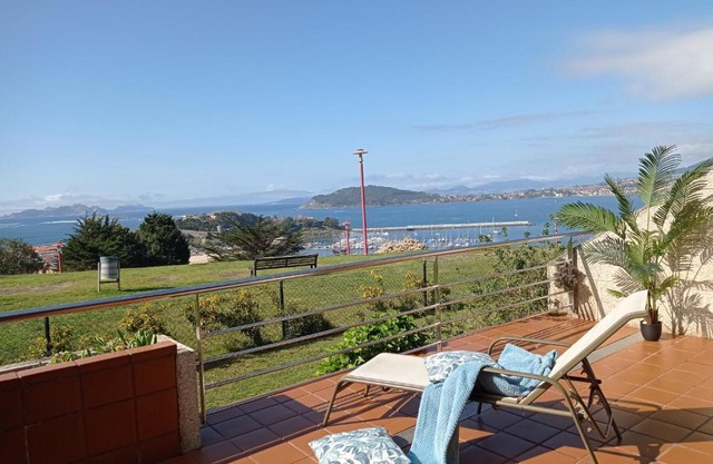 impresionantes vistas en Baiona