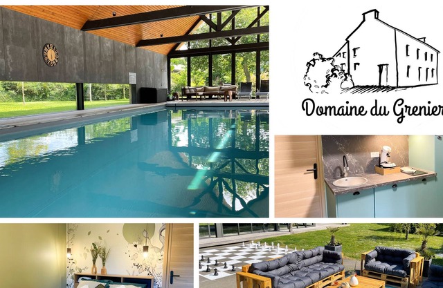 In a private domain, cozy apartment with private terrace