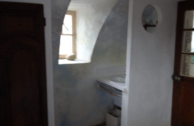 In an authentic listed site Mas overlooking the river Cèze