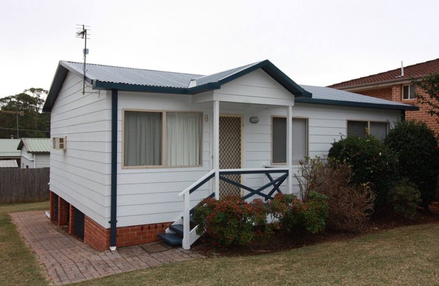 'En modo vacaciones', una casa de vacaciones de dos dormitorios en el suburbio de Manyana junto a la playa para 4 personas.
