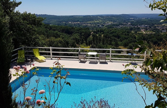 In the heart of Périgord noir, with breakfast, swimming pool, panoramic view