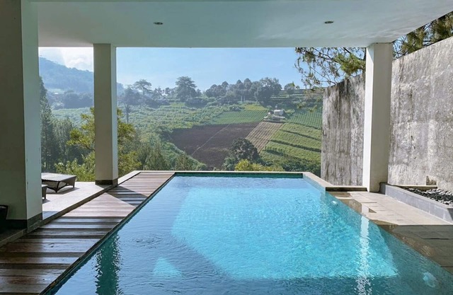4 dormitorios piscina Villa Dago vistas a la montaña