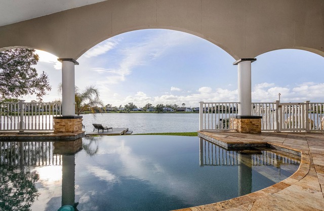 Infinity Pool LARGE Home on Lake — ALL NEW — Summer Fall Winter 25-26 Available