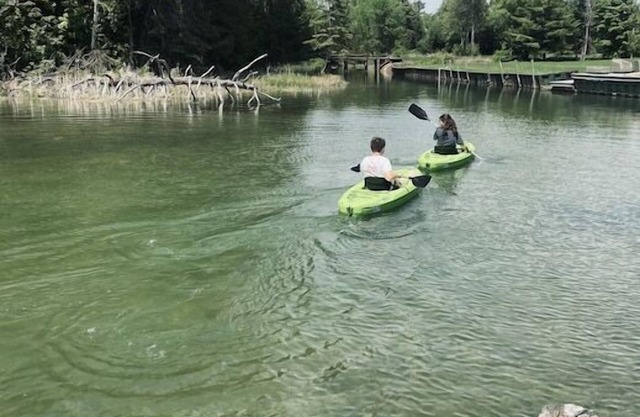 Inland Waterways Retreat! On Cheboygan River, inside Strawberry Island Canal!