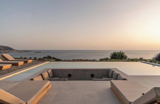 Inspiring Industrial Design Villa Overlooking Falasarna Beach