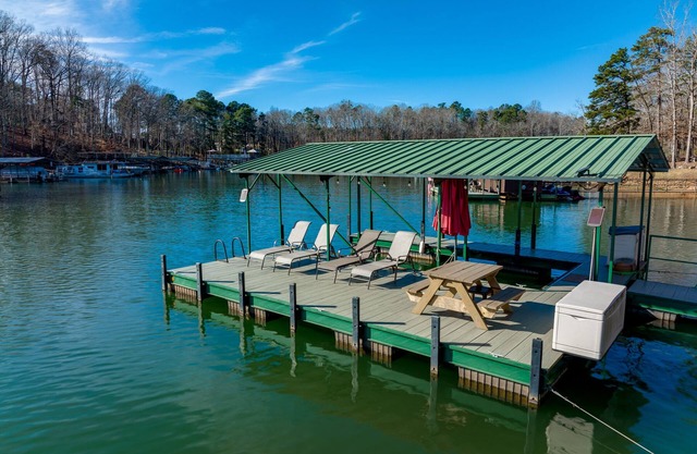 Insta-Worthy Lakefront Home w/ Dock + Fire Pit & Game Room