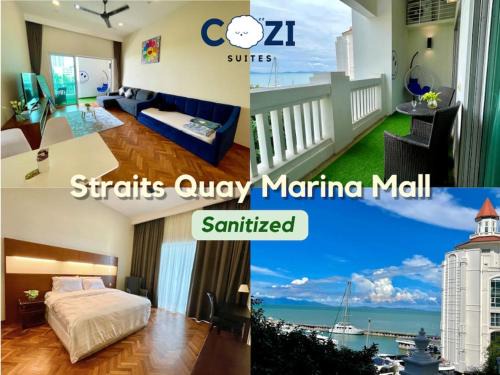 Instagramable Luxury Suites for Couples or Families Straits Quay Penang Sea View Balcony Private Bathtub