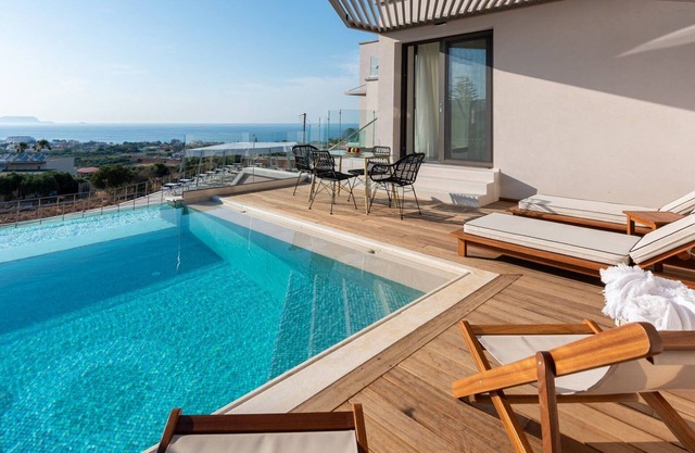 ISholidays Serenity - 2 Bedrooms Sea View Villa with Private Pool & Indoor Jacuzzi