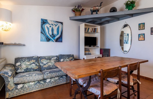 Apartamento La casa di Maurizio con vistas al mar, balcón y Wi-Fi
