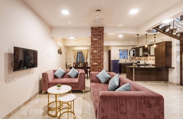 Ivory Petal Penthouse 3BHK in Bangalore by Homeyhuts