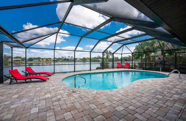 Serine & Peaceful luxury waterfront pool villa. Perfect location