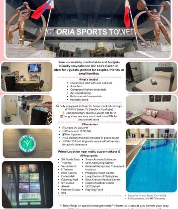 Joy's Haven at Victoria Sports Tower