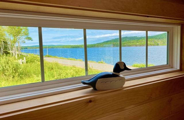 Sólo Completado Cottage costera en Baddeck Bay