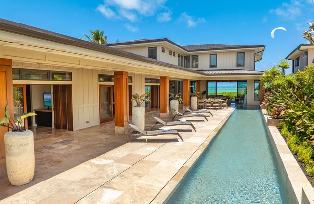 Kailua Beachside by Gather: Beachfront Villa w/ Heated Pool & Ocean Views