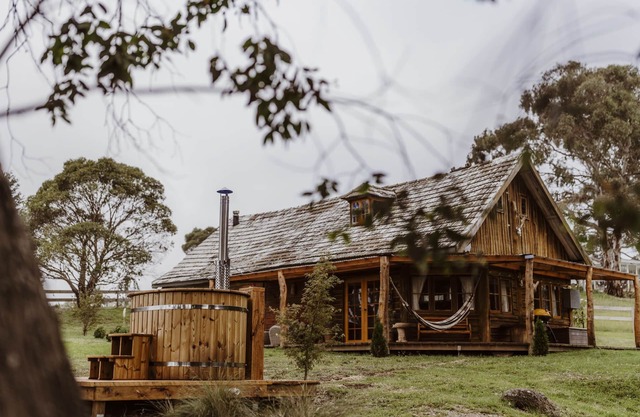 Kallarroo Cottage en montañas nevadas